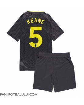 Everton Michael Keane #5 Echipament de Fotbal Replică 2024-25 Copii Deplasare (+ Șorturi)